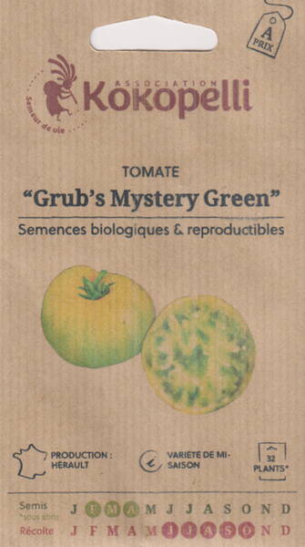 Томат "Зелёная тайна Граба" ("Grub’s Mystery Green")